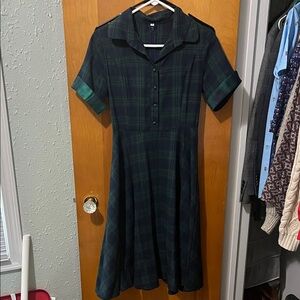 NWOT Blackwatch Plaid Dress